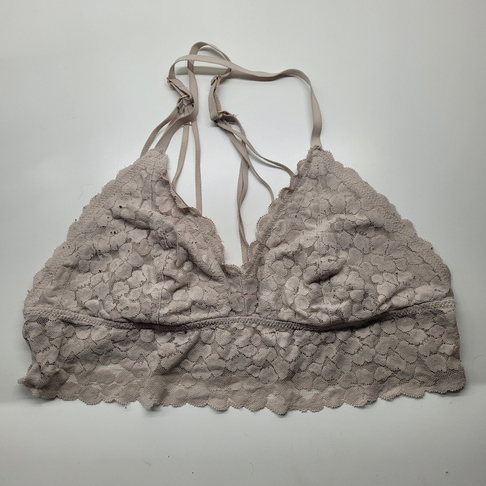 Aerie Lace Bralette in Soft Beige